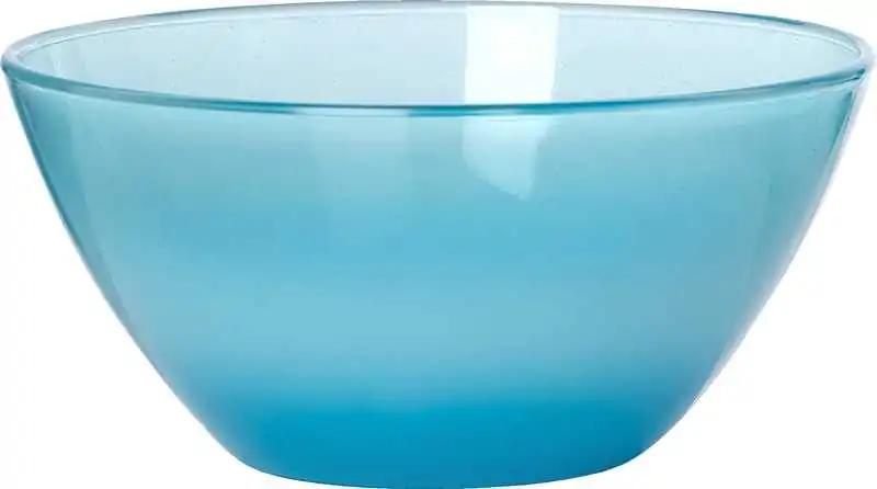 Skleda steklena, 14cm, modra