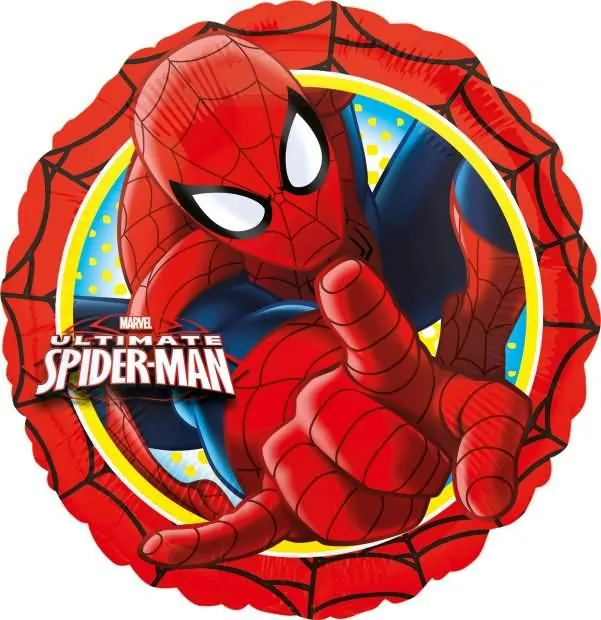Balon napihljiv, za helij, Spiderman, 43cm