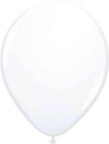 Baloni beli iz lateksa, 10kom, 30cm
