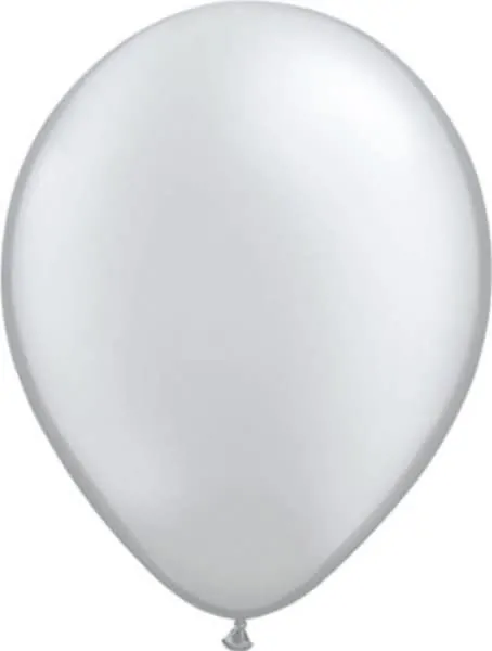 Baloni srebrni iz lateksa, 10kom, 30cm
