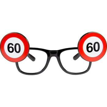 Dekoracija Očala Prometni Znak 60
