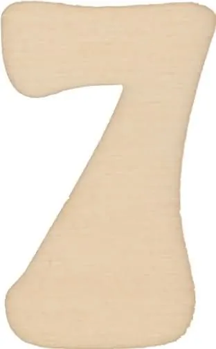 Lesena številka 7, 3.5 cm