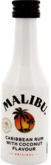 Malibu, kokosov liker, 0,05l