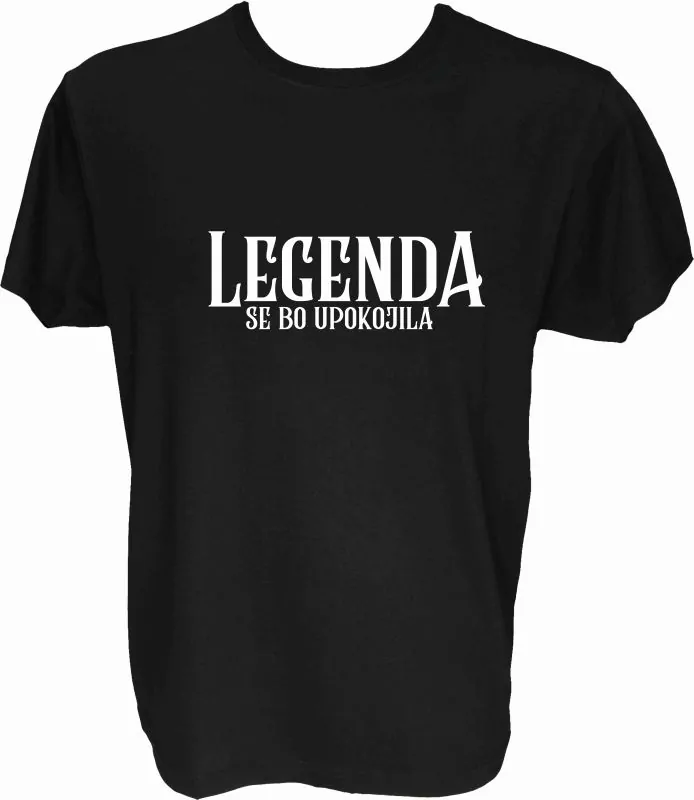 Majica-Legenda se bo upokojila M-črna