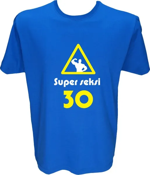 Majica-Super seksi 30 XXL-modra