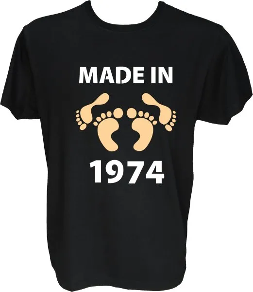 Majica-Made in 1974 noge XXL-črna