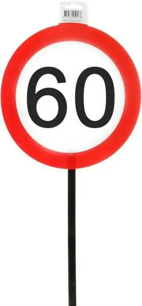 Prometni znak 60 na palici, fi 26 cm