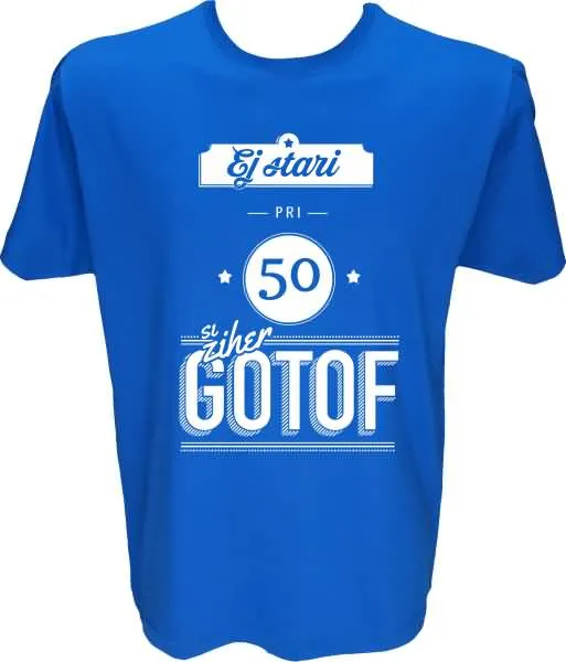 Majica-Gotof si 50 M-modra