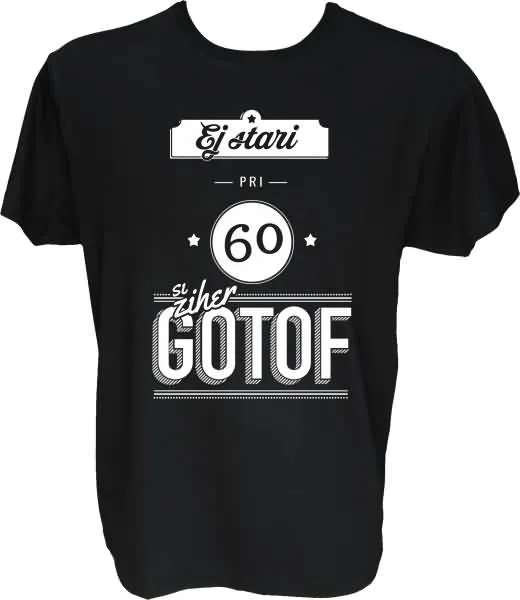 Majica-Gotof si 60 L-črna