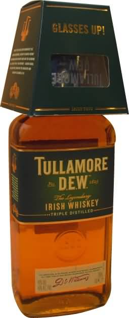 Whisky Tullamore Dew s kozarčkom, 4O%vol, 0,7L