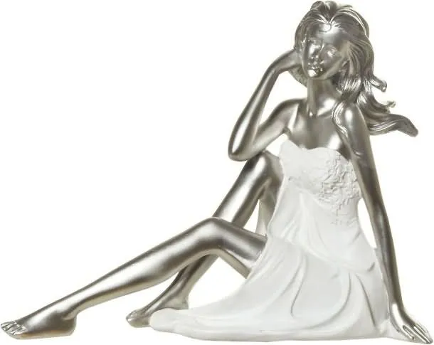 Nevesta, belo srebrn, 21x19 cm, polymasa