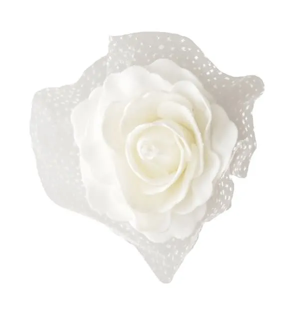 Vrtnica dekorativna bela iz pene, srednja