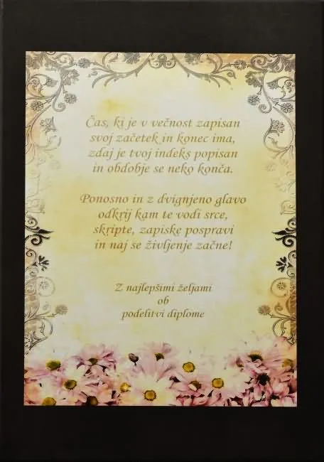 Diploma PODELITEV DIPLOME (36x25cm)