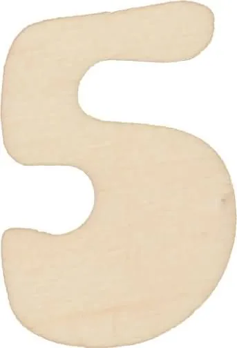 Lesena številka 5, 3.5 cm