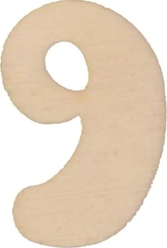 Lesena številka 9, 3.5 cm