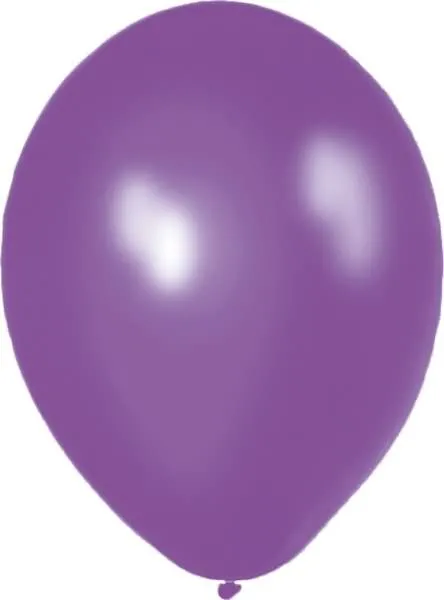 Baloni vijolični iz lateksa, 10kom, 30cm