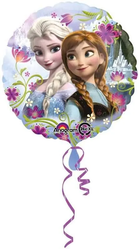 Balon napihljiv, za helij, otroški, Frozen/Ana in Elsa, 43cm
