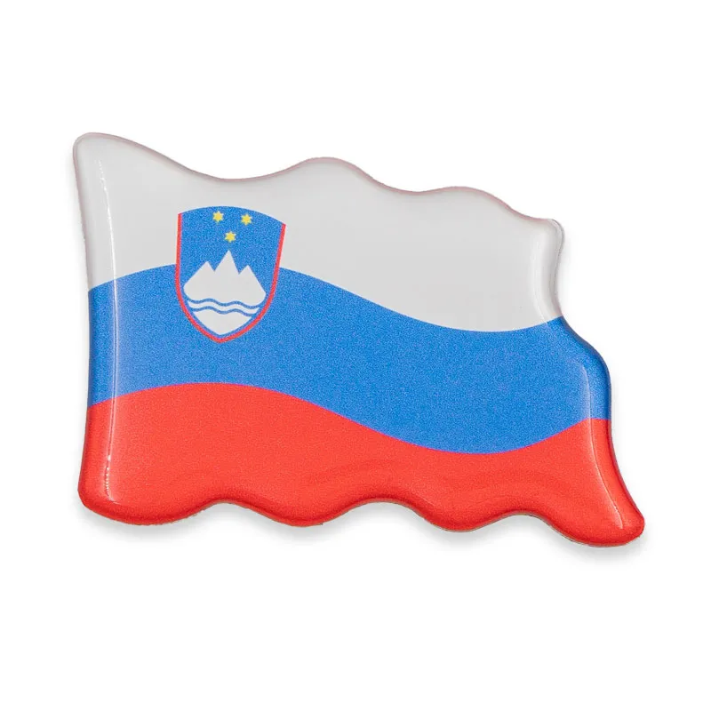 Magnet epoxi, zastava Slovenije, 7x5 cm