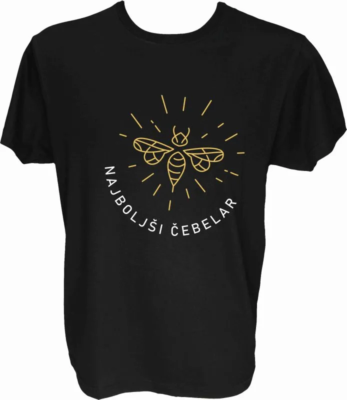 Majica-Najboljši čebelar M-črna