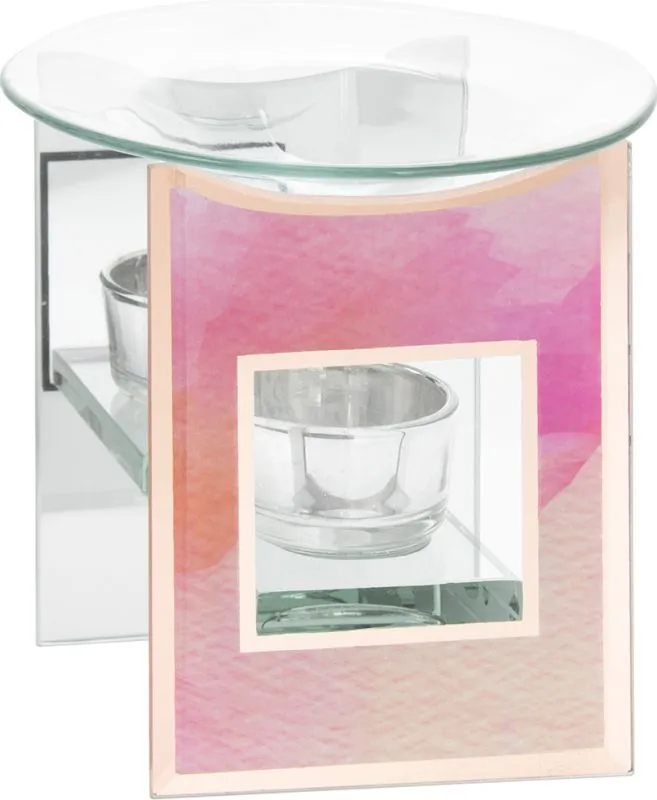 Izparilnik steklen, roza, 9x7,5x12cm