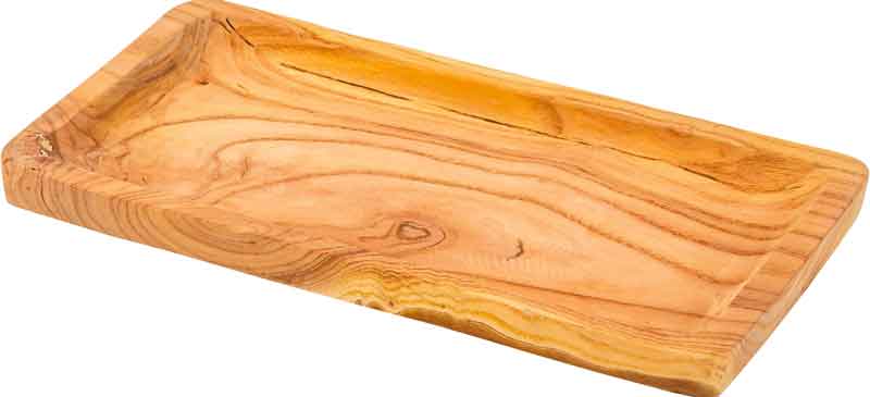 Pladenj lesen, dekorativen, podolgovat, 35x16cm
