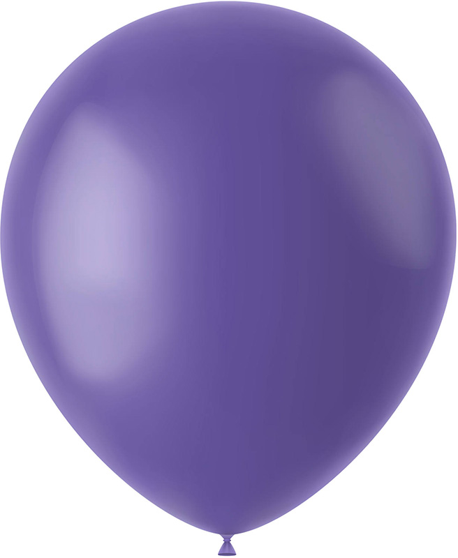 Baloni modrovijolični - mat, iz lateksa, 10kom, 33cm