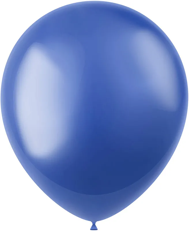 Baloni barvni, 50kom, kraljevo modri, metalik, iz lateksa, 33cm