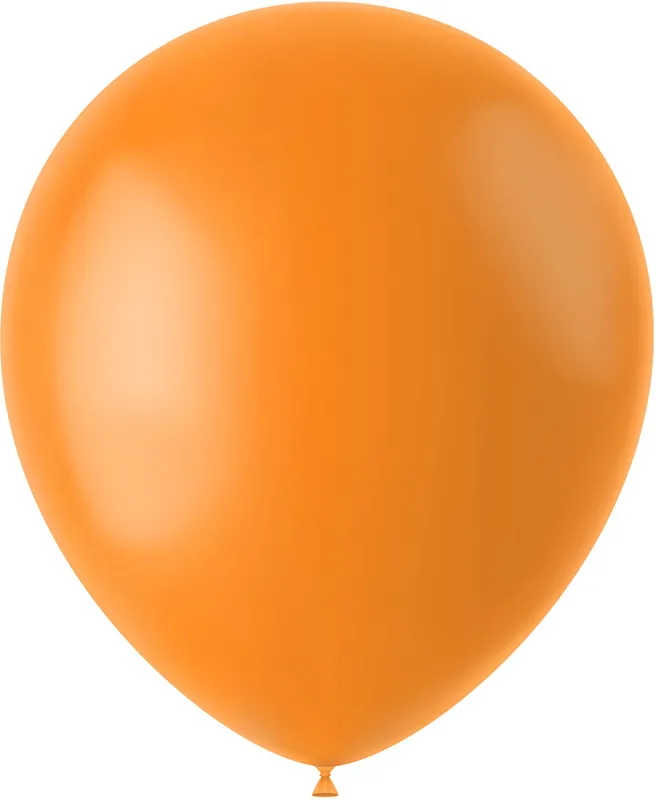 Baloni Tangerina oranžni - mat, iz lateksa, 50kom, 33cm