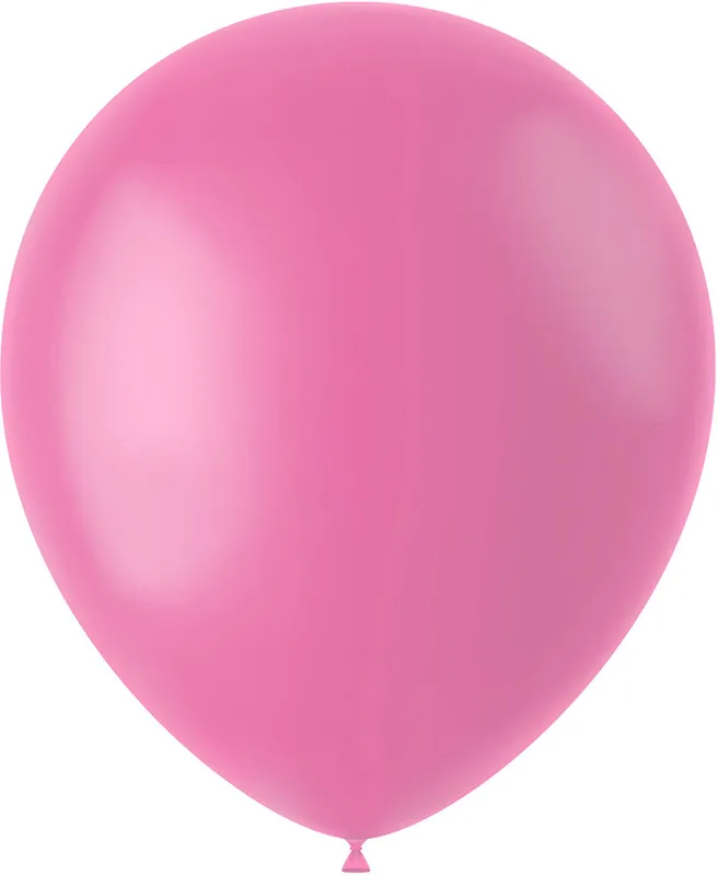 Baloni barvni, 10kom, roza, mat, iz lateksa, 33cm