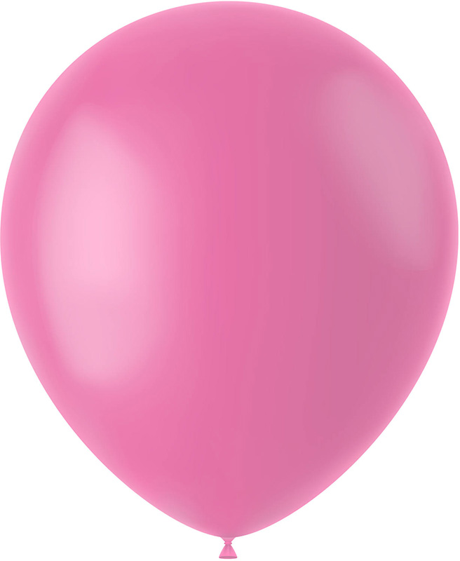 Baloni barvni, 50kom, roza, mat, iz lateksa, 33cm