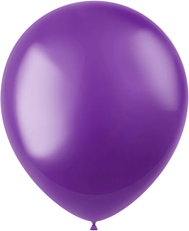 Baloni barvni, 10kom, vijolični, metalik, iz lateksa, 33cm