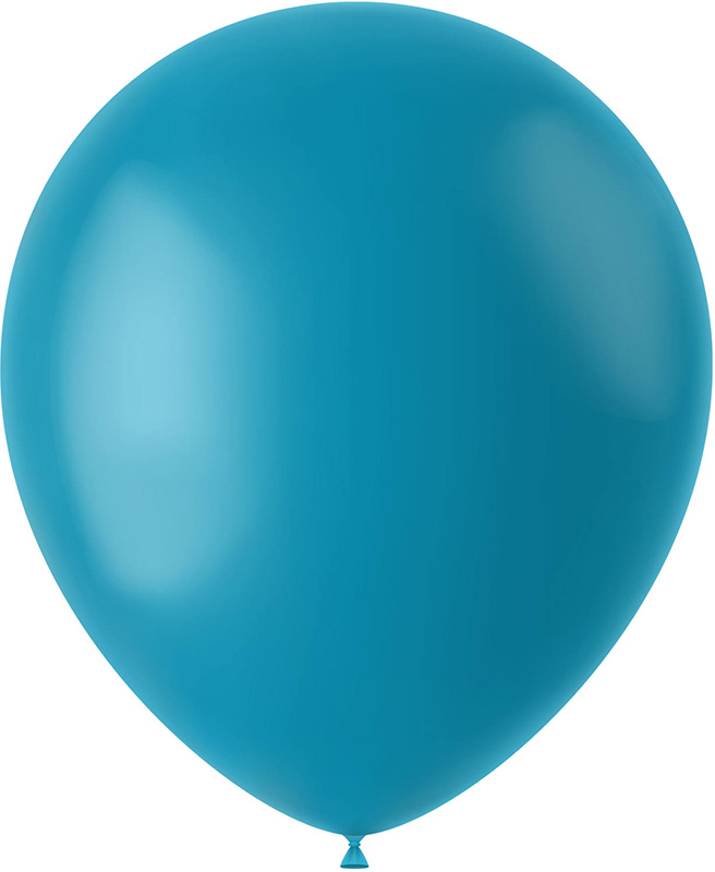 Baloni barvni, 10kom, turkizno modri, mat, iz lateksa, 33cm