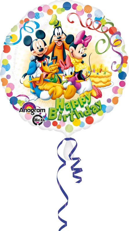 Balon napihljiv, za helij, otroški, Mickey Mouse & Friends, 43cm