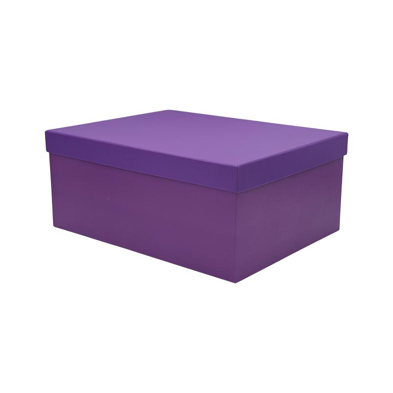 Darilna škatla kartonska, vijolična, 27x20x11.5cm