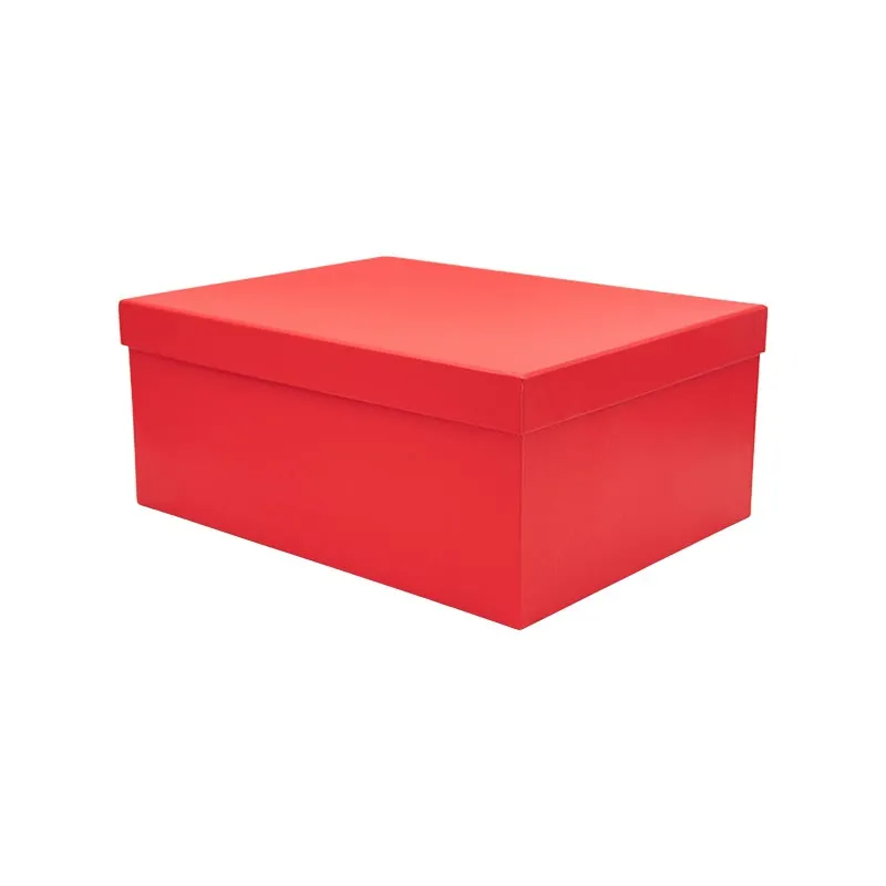 Darilna škatla kartonska, rdeča, 25x18x10.5cm