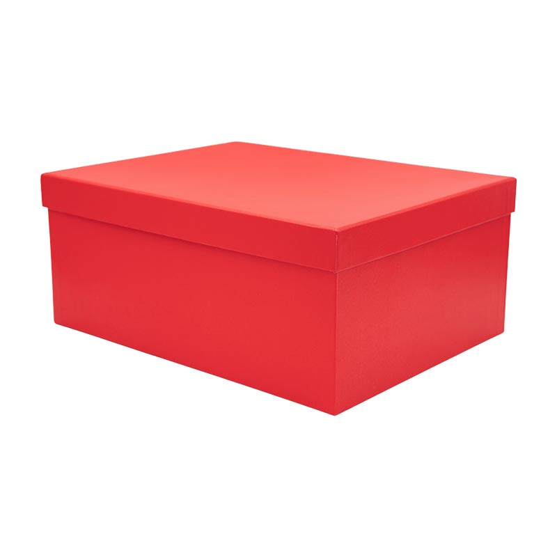 Darilna škatla kartonska, rdeča, 31x23x13.5cm
