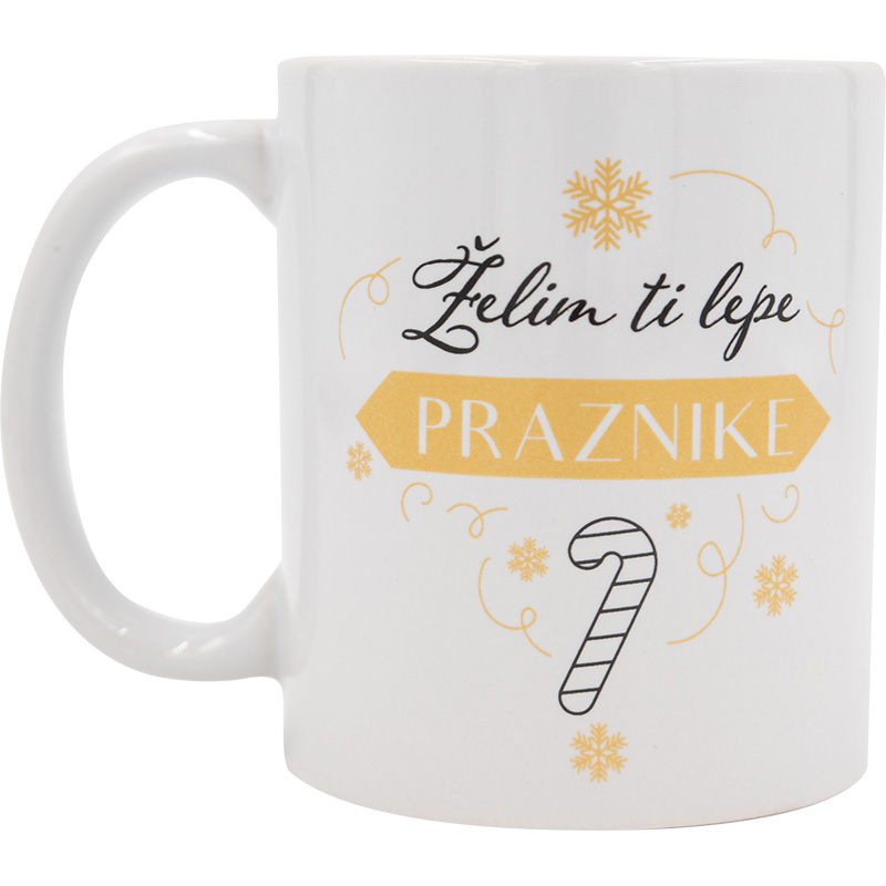 Lonček božični  v darilni embalaži - Želim ti lepe praznike, 300ml