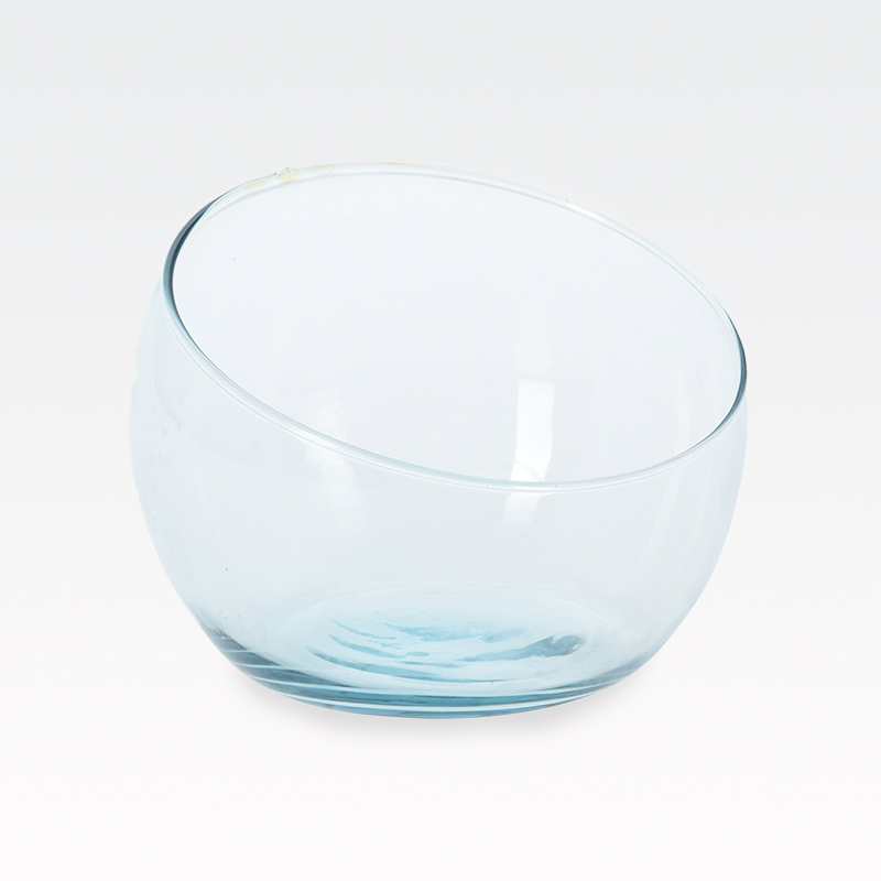 Vaza steklena, 16x13cm