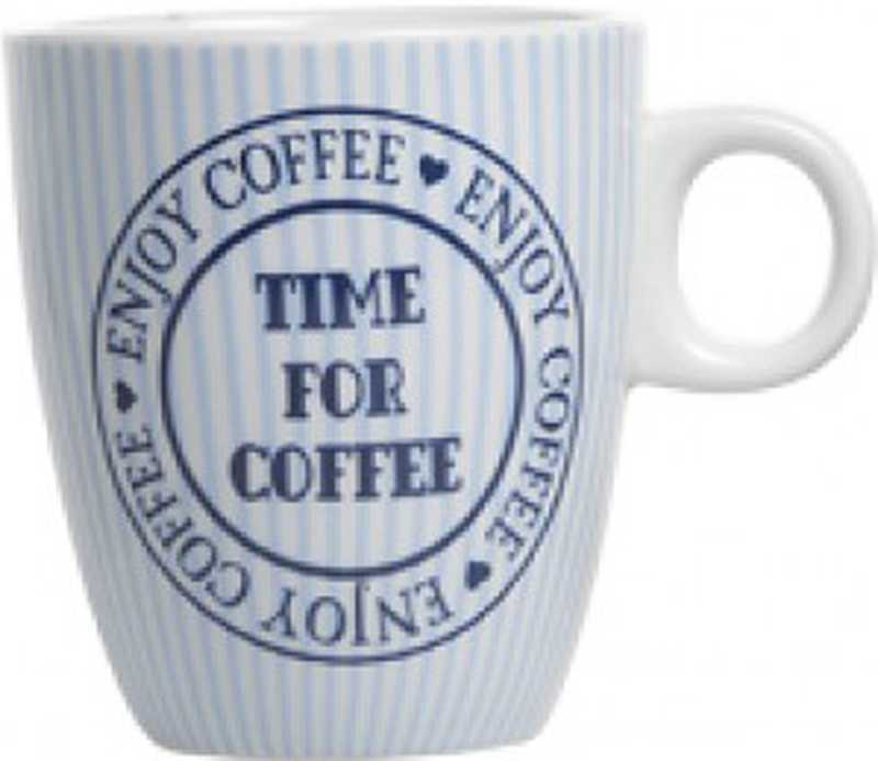 Lonček z napisom "Time for Coffee", 10cm