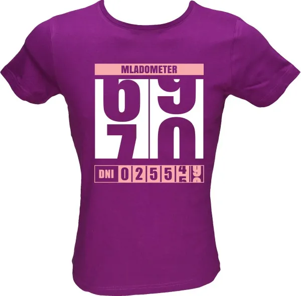 Majica ženska (telirana)-Mladometer 70 S-vijolična