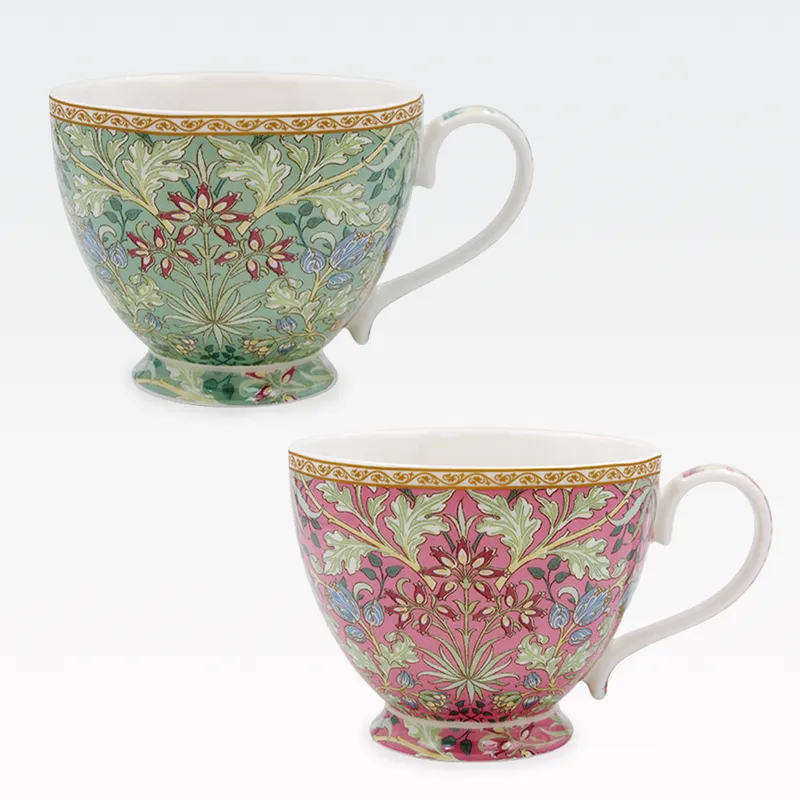 Lonček, W. Morris Hyacinth, kitajski porcelan, v darilni embalaži, 9.5cm, sort.