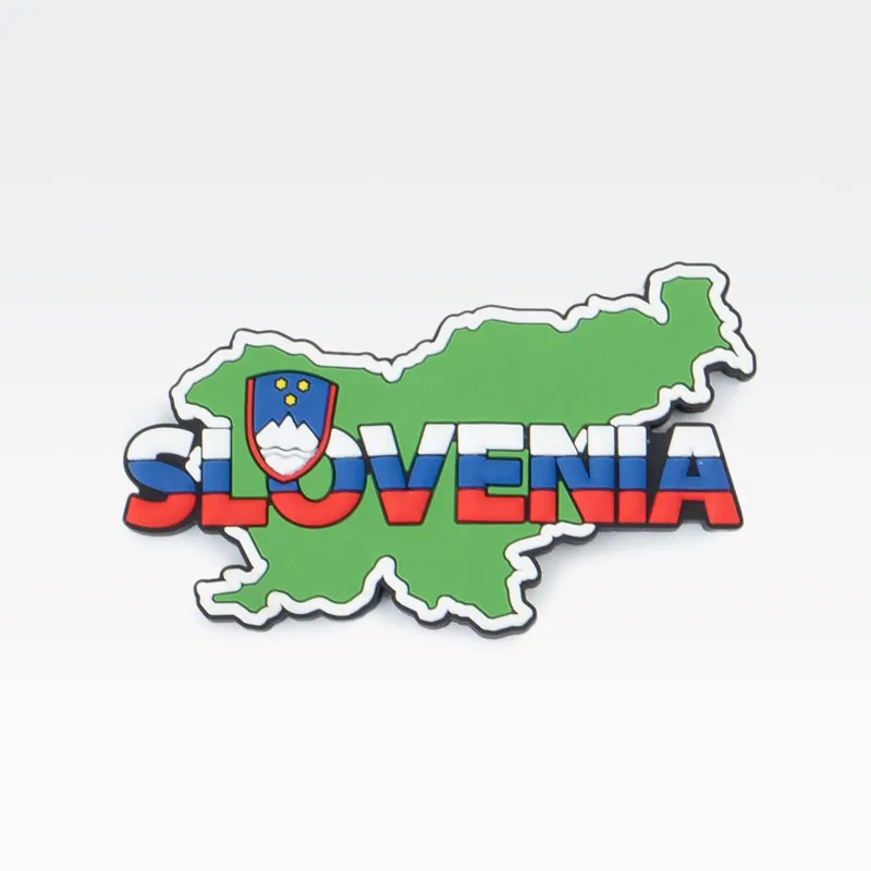Magnet,Slovenia, guma, 10x5.5cm