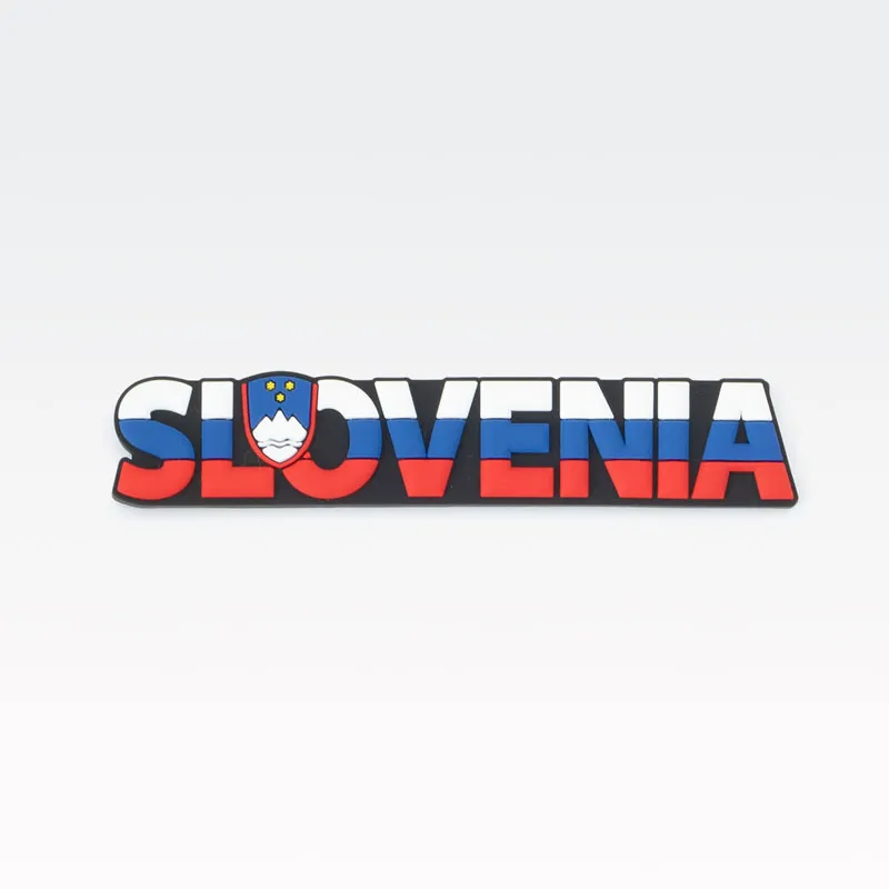 Magnet,Slovenia, napis, guma, 14x2.1cm