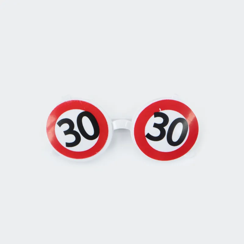 Očala dekorativna, prometni znak 30