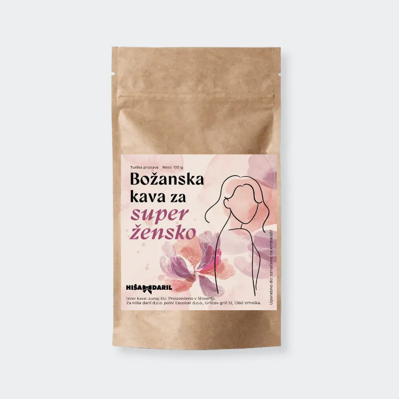 Kava, Božanska kava za super žensko, 100g