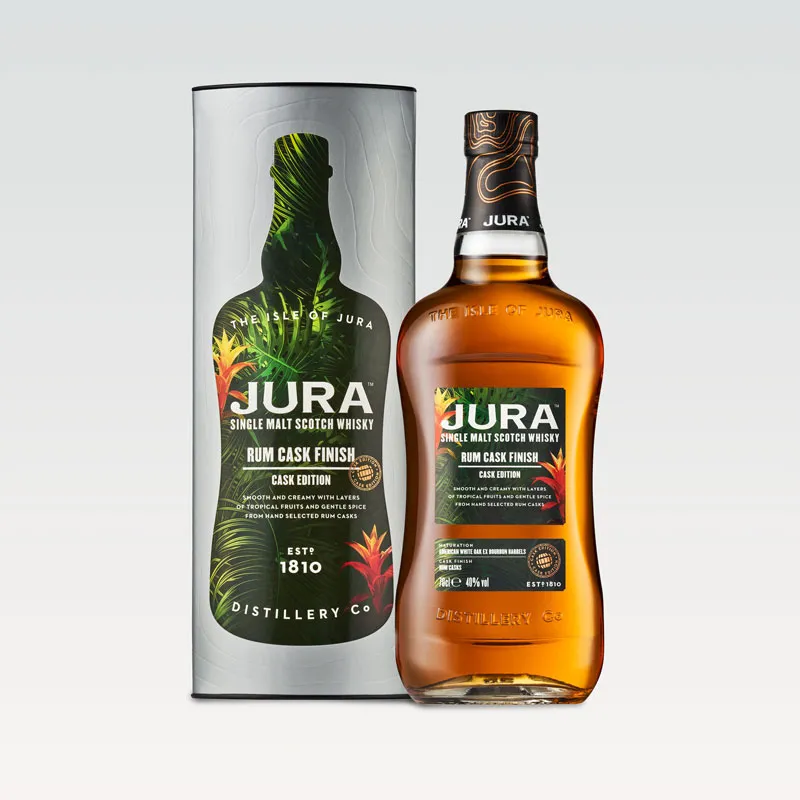 Whisky, Jura, Cask finish, 0.70l v darilni embalaži