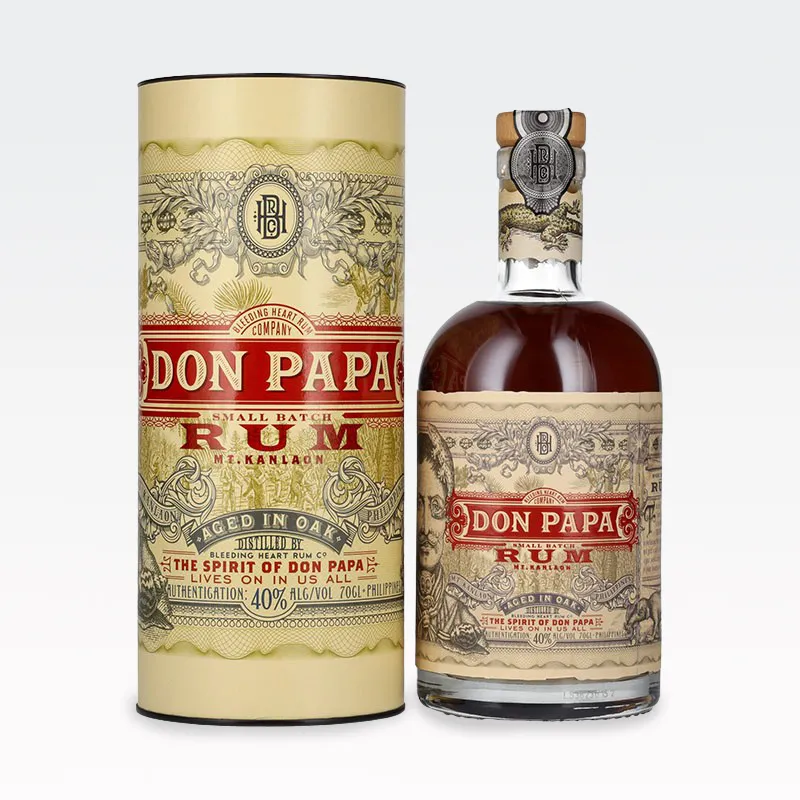 Rum, Don Papa, 0.7l, v darilni embalaži