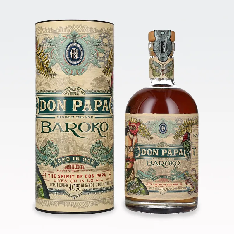 Rum, Don Papa Baroko, 0.7l, v darilni embalaži