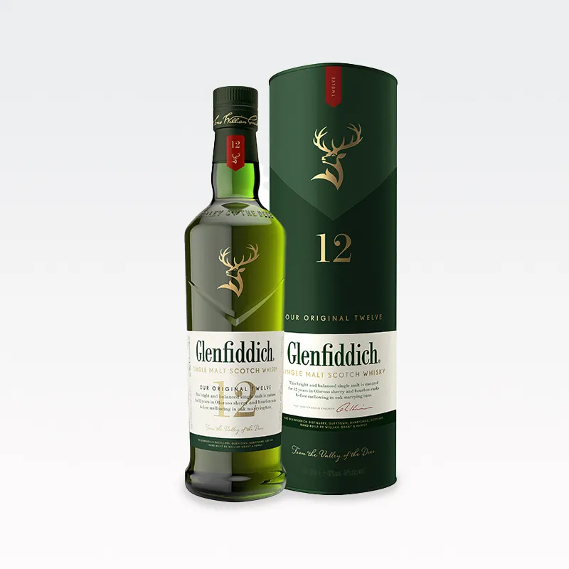 Whiskey, Glenfiddich 12 yo 0,7 l 40%