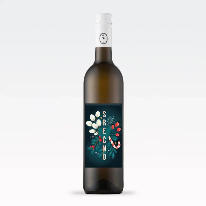 Vino belo, Sivi Pinot, SREČNO, 0.75l